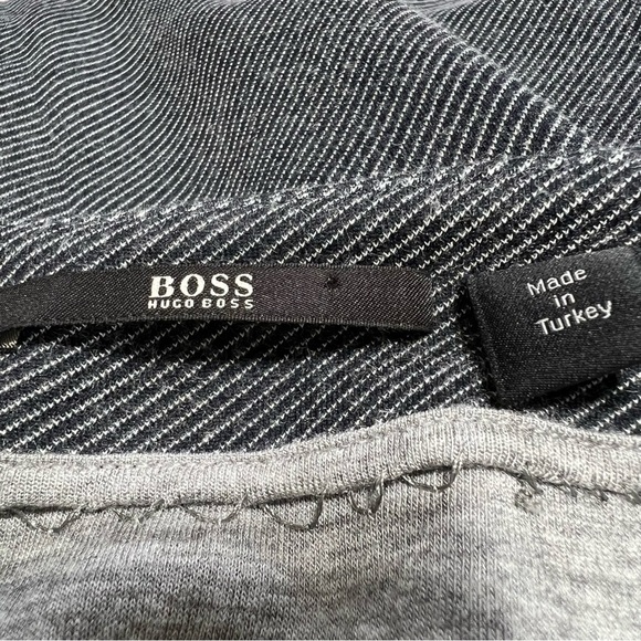 Hugo Boss Womens Short Sleeved Mini Striped Pocket Dress, Size Medium - Picture 2 of 15